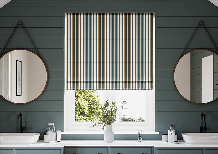 The British Stripe Co. Charles, Teignbridge No.1 - Roman Blind - Image 3